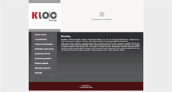 Desktop Screenshot of kloc.cz